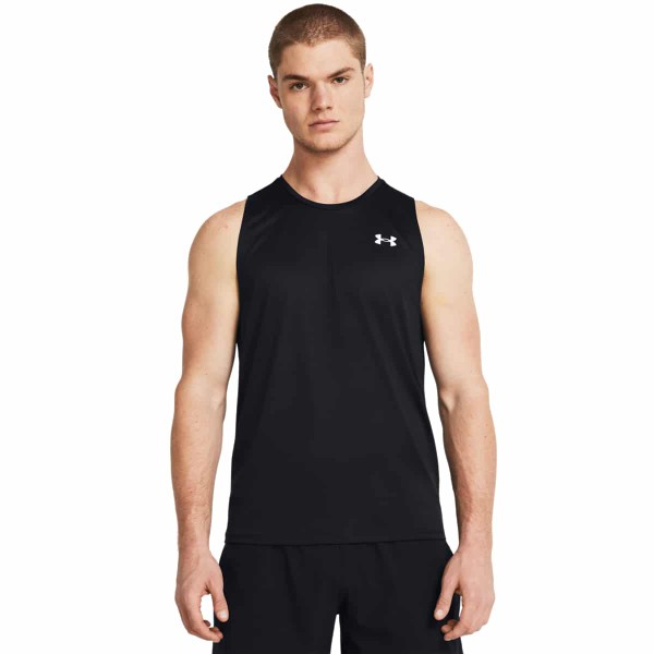 Under Armour Tech Tank Sleeveless Men T-shirt Black 1382795-001 size XL