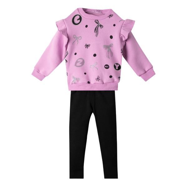 Nek Kids Wear Kids Girls Tracksuit Set Violet 132425-101 size 5