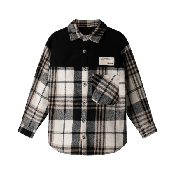 Hashtag For Boys Flannel Shirt Multi 243718-MU size 14YEAR