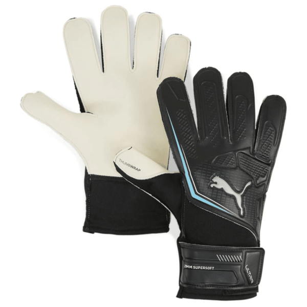 Puma Ultra Play Rc Goalkeeper Gloves Junior + Adult Black 041952-08 size 6