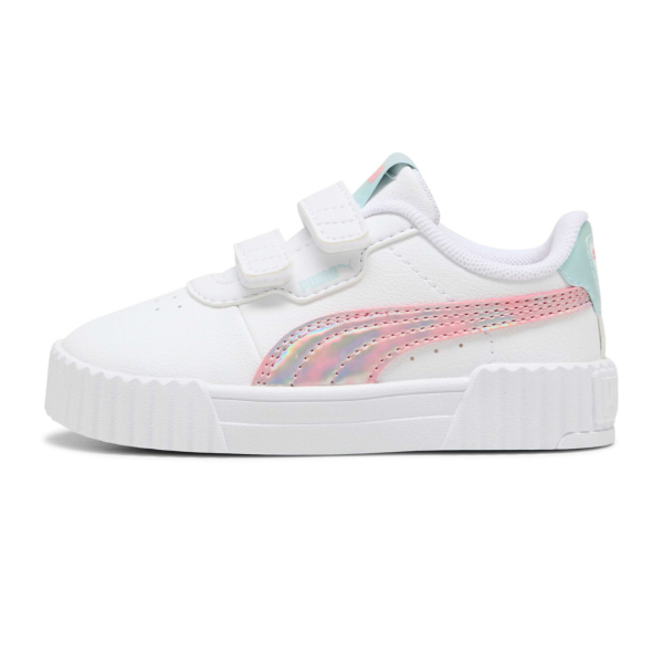Puma Carina 3.0 Space Belle V Infants Fashion Girls Shoes White 402805-01 size 26