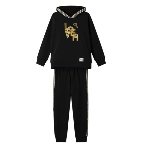Ebita Girls Fashion Tracksuit Set Black 243085-BK size 10YEAR