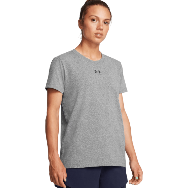 Under Armour Off Campus Core Ss Women T-shirt Grey 1383648-025 size L