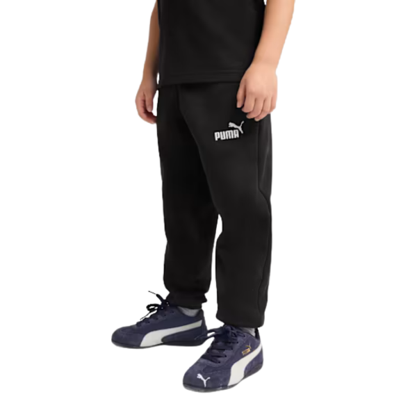 Puma Essentials No.1 Logo Sweatpants Fleece Preschool Boys Black 684933-01 size 116 / 5-6 Years