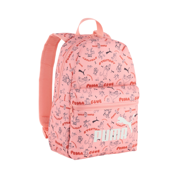 Puma Phase All Over Print Small Backpack Pink Fruit 091324-02 size ONE
