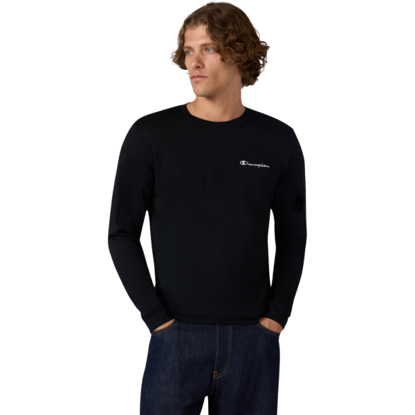 Champion Men Crewneck Long Sleeve T-shirt White 221799-KK001 size M