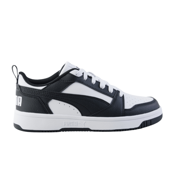 Puma Rebound V6 Low Junior Fashion Sneakers Unisex Shoes Black White 393833-01 size 39