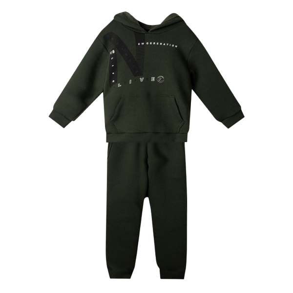 Nek Kids Wear Junior Boys Tracksuit Set Khaki 163725-94 size 6