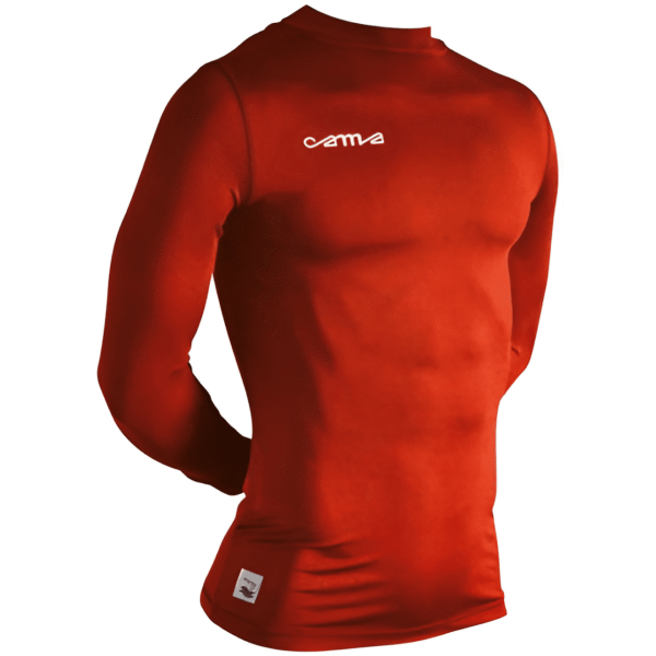 Cama Men Termica Shirt Long Sleeve Thermal Red 175 size BOY