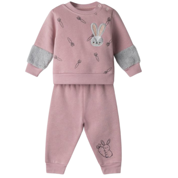 Ebita Girls Fashion Infant Baby Girl Tracksuit Set Pink 243509-PI size 80 / 12 Months