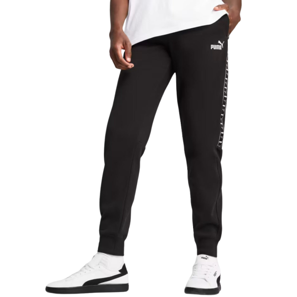 Puma Essentials Tape Sweatpants Fleece Classic Men Black 684679-01 size L