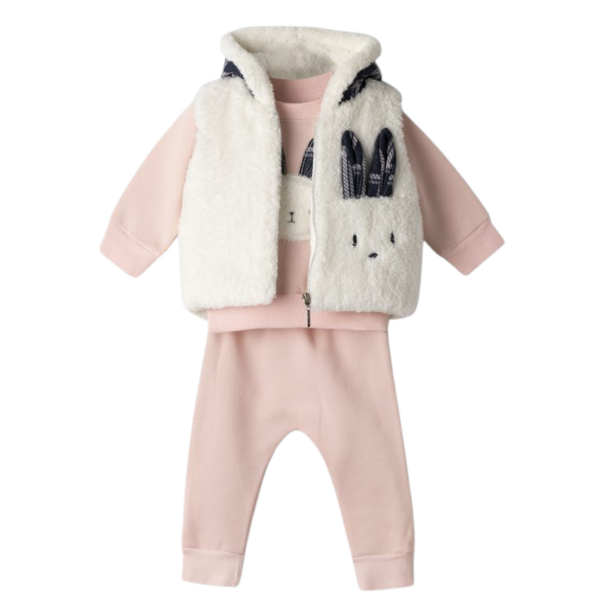 Ebita Girls Fashion Infant Baby Girl Tracksuit Set Pink 243516-PI size 80 / 12 Months