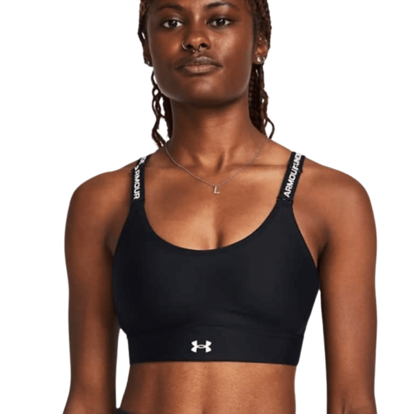 Under Armour Infinity Mid Bra Women Black 1384123-001 size M