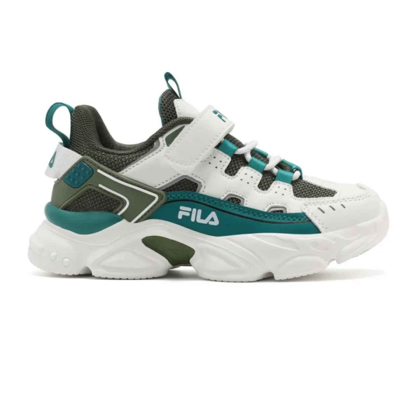 Fila Memory Spinel 3 V Fashion Sneakers Kids Boys Shoes Green 3YF33002-656 size 32