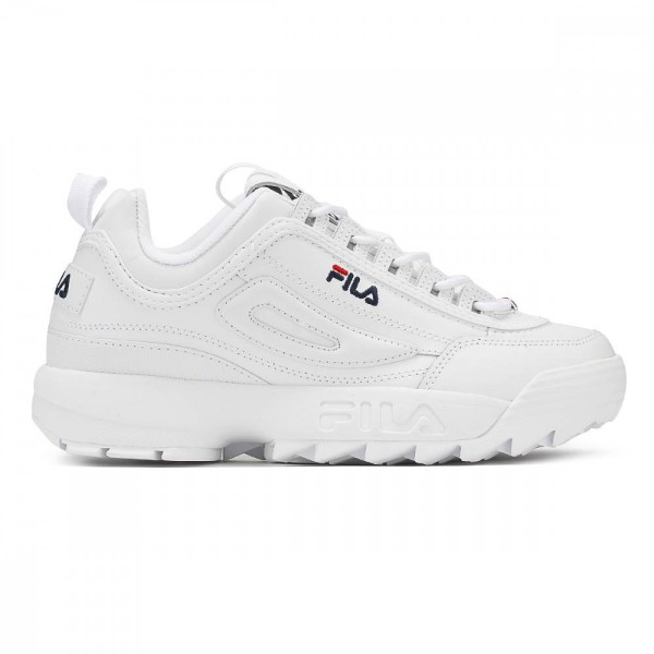 Fila Disruptor Ii Premium Fashion Sneakers Women Shoes White 5FM00002-125 size 39