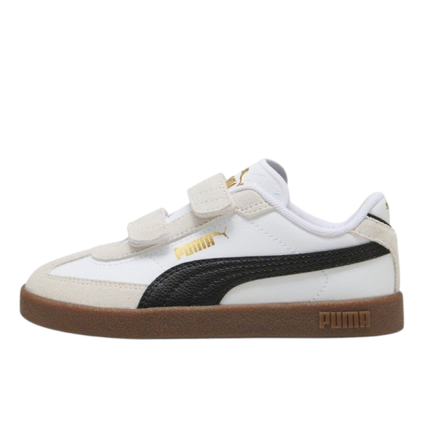 Puma Club Ii Era V Preschool Fashion Sneaker Unisex Shoes White 402307-02 size 28