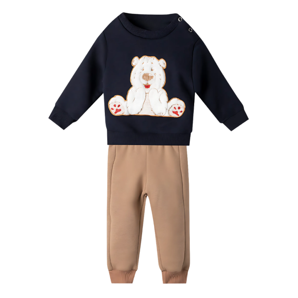 Nek Kids Wear Infant Baby Boys Tracksuit Set Navy 151925-211 size 68 / 6 Months