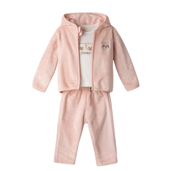 Ebita Girls Fashion Infant Baby Girl Tracksuit Set Pink 255506-PI size 86 / 18 Months