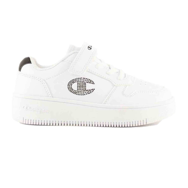 Champion Girls Rd18 Platform Glitter G Ps Low Cut Shoes White S32830-WW003 size 35