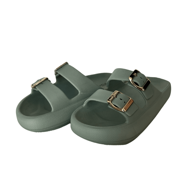 Essential Soft Slippers Shoes Woman Green E282-Z0003 size 40