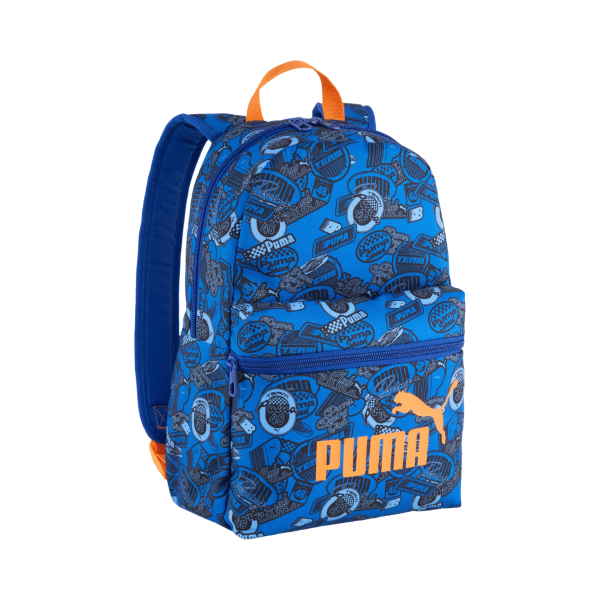 Puma Phase All Over Print Small Backpack Blue 091324-03 size ONE