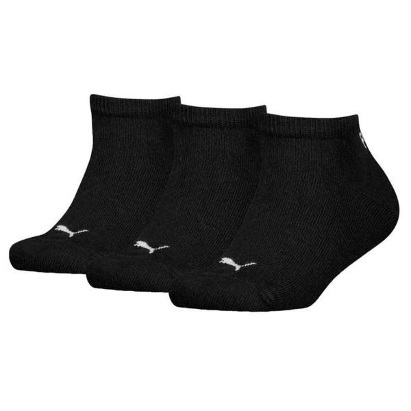 Puma 938628 Kids Plain Sneaker 3 Pairs Socks Black 701231273-200 size 31-35