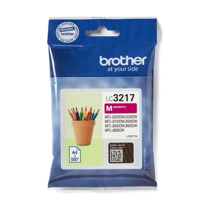LC3217M BROTHER MAGENTA INK 550P MFC-J5330/5335/5730/5930/6530/6930/6935