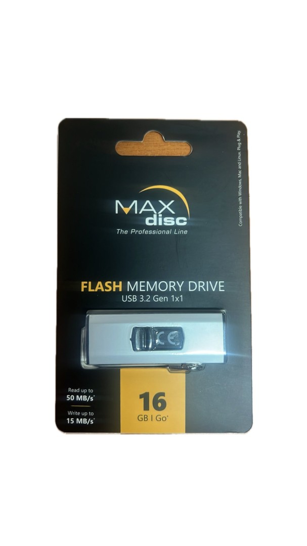 MAX DISK USB 3.2  FLASH DRIVE 16 GB