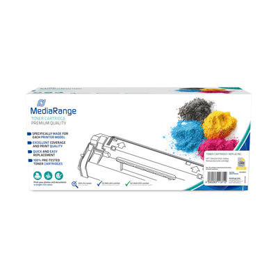 MediaRange Toner cartridge, for printers using HP CF532A/205A, with chip, yellow