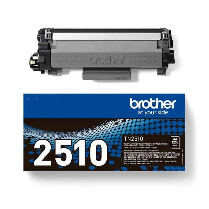 TN2510 BROTHER BLACK TONER 1200 Pages / MFCL2800DW / DCPL2620DW