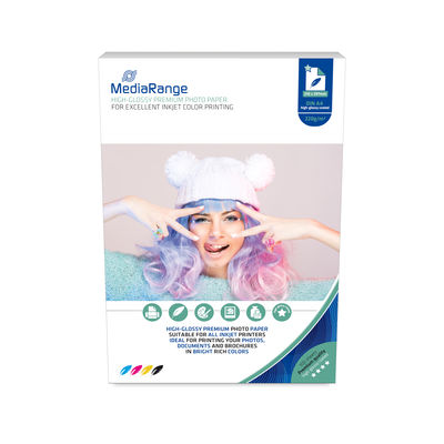 MediaRange 210 x 297mm Photo paper for inkjet printers, high-glossy, 220g