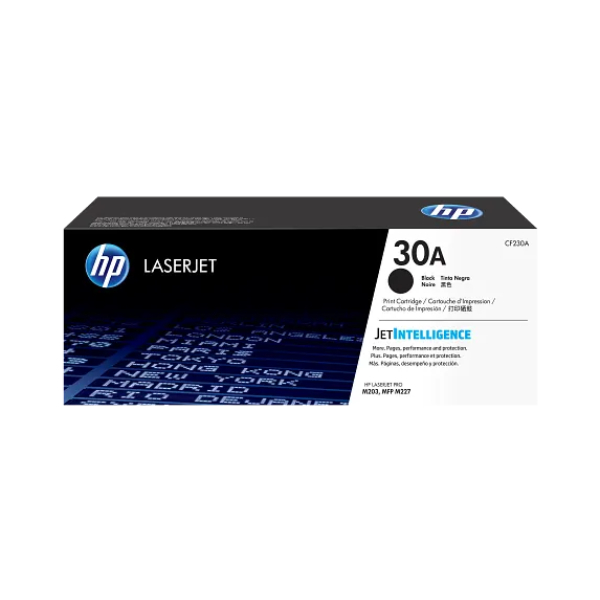Original Black HP 30A Toner Cartridge – (CF230A)
