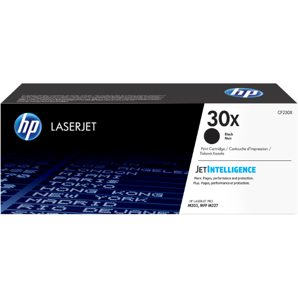 Original Black HP 30X High Capacity Toner Cartridge (CF230X)