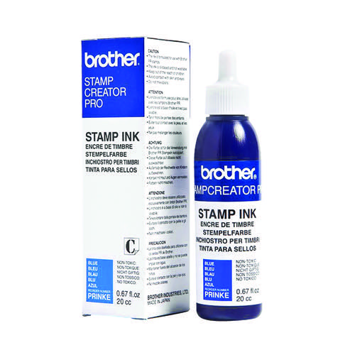 PRINKE BLUE INK REFIL BROTHER FOR ALL STAMPS