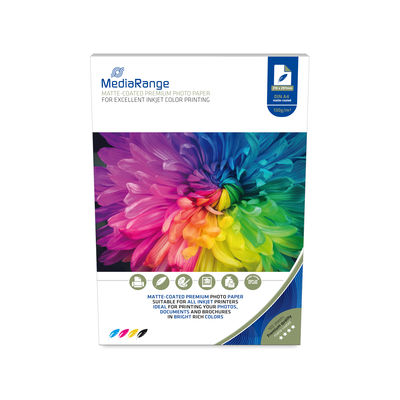 MediaRange DinA4 inkjet paper matte-coated 130g