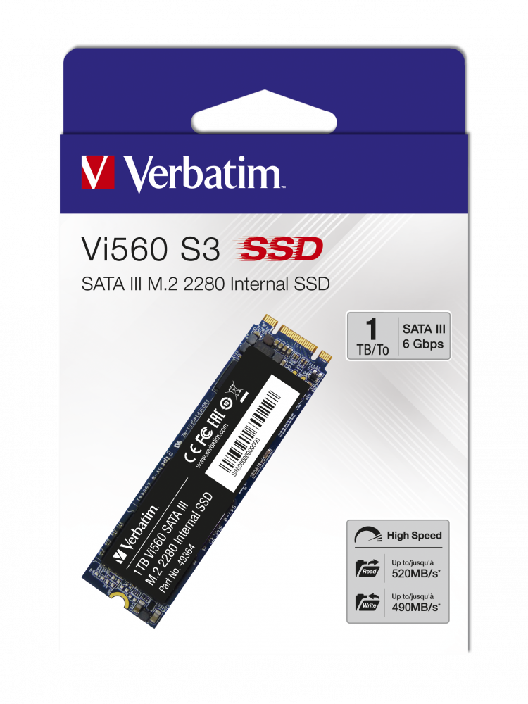 SSD INTERNAL Vi560 S3 1TB M.2  2.5'' SATA III 7mm VERBATIM