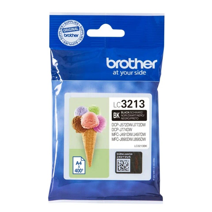 LC3213BK BROTHER BLACK INK 400P (MFC-J890-895/DCPJ-774)