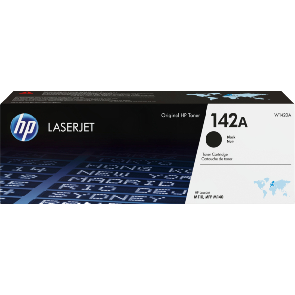 Original HP 142A Black LaserJet Toner Cartridge W1420A