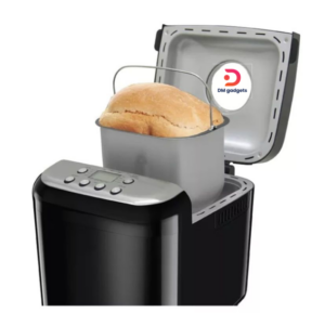 642Z#RAF® R.208 LCD Display, 19 Digital Programs, Bread Maker 600W Black-Silver