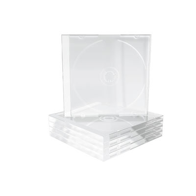 CD Jewelcase for 1 Disc with Clear Tray