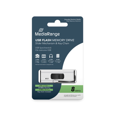 MediaRange USB 3.0 SuperSpeed Flash Drive 8GB