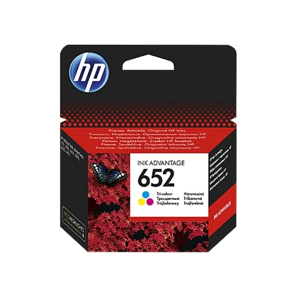 HP 652 Tri-color Original Ink Advantage Cartridge