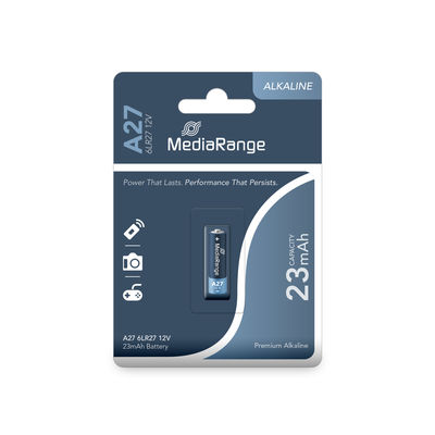 MediaRange Premium Alkaline Battery A27|6LR27 12V Pack 1