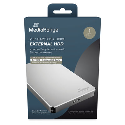 MediaRange External USB 3.0 HDD, 1TB
