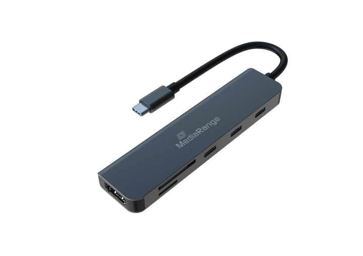 MediaRange USB Type-C® 6 in 1 Adapter