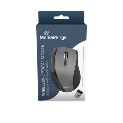 MediaRange optical 5-button mouse, wireless