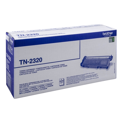 TN2320 BROTHER BLACK TONER 2600p HLL2300/2340/2360/2365