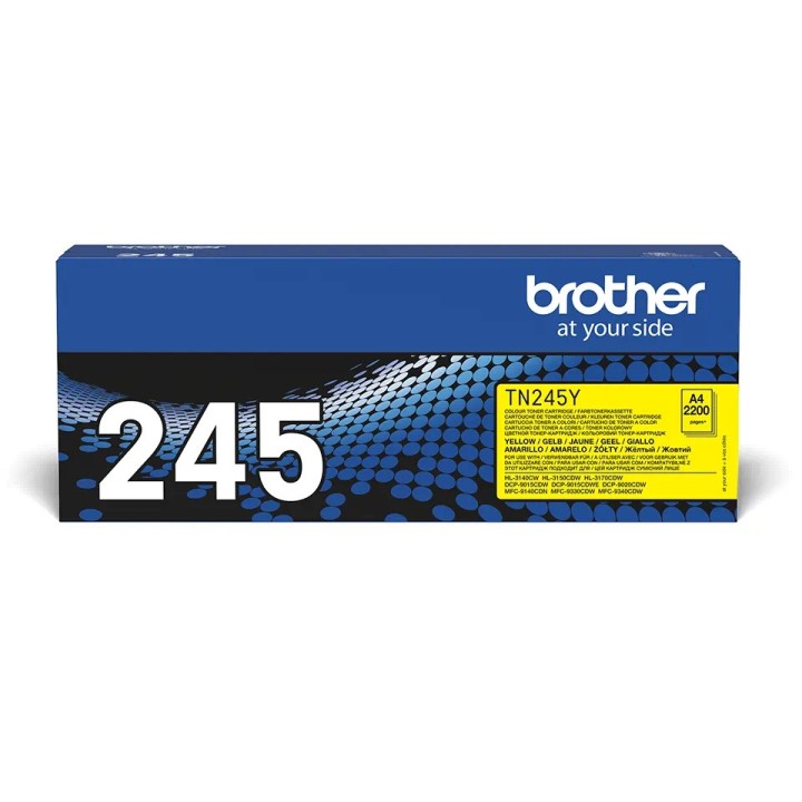 TN245Y (D) BROTHER YELLOW TONER 2200P (HL3140-3170-DCP9020-MFC9140-9330)