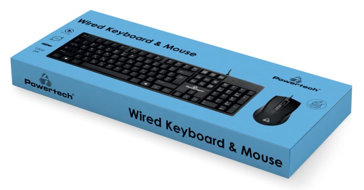 POWERTECH WIRE KEYBOARD & MOUSE