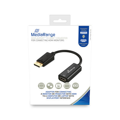 MediaRange DisplayPort™ to HDMI™ High Speed converter